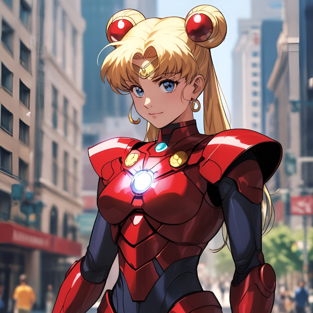 Sailor Moon version of Iron Man